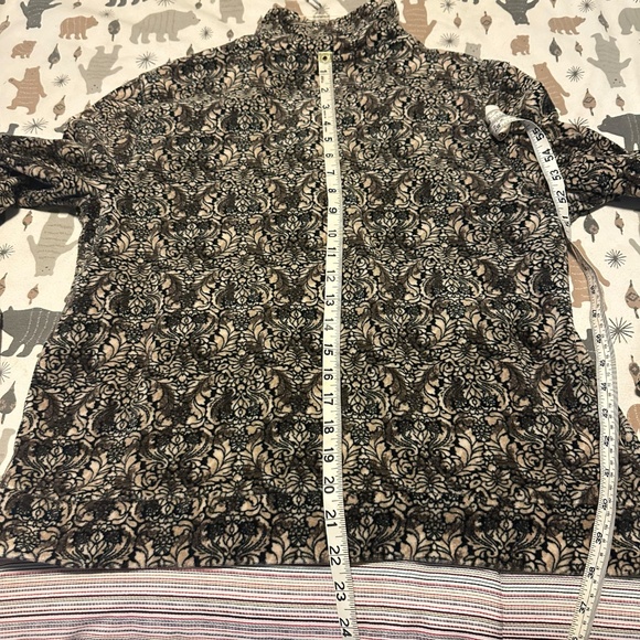 Kim Rogers Black and Tan / Brown Jacket Petite Medium EUC - Picture 9 of 9